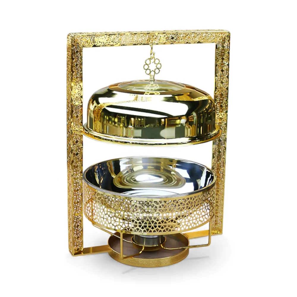 8Lt Hanging Chafing Dish Effet or