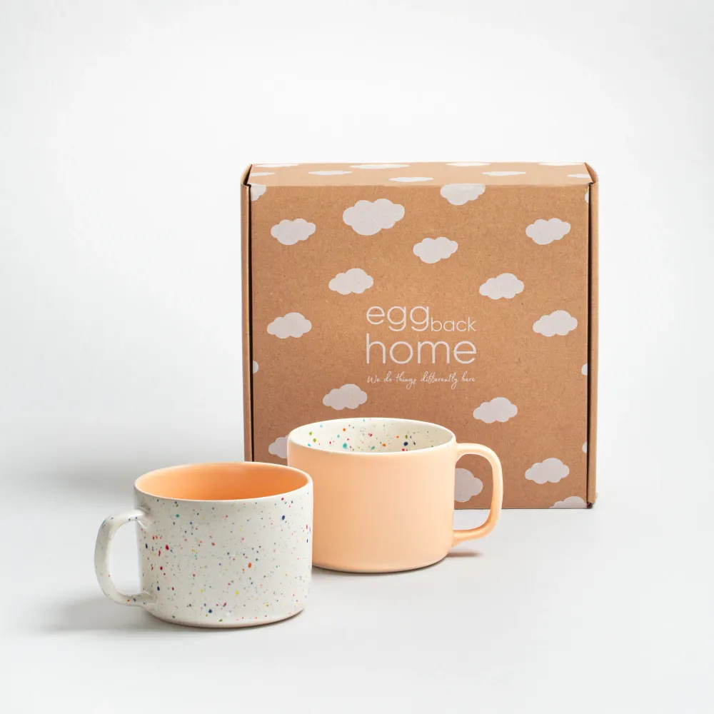 Breeze Party /Out Stoneware Duo Set Mug 450ml Orange