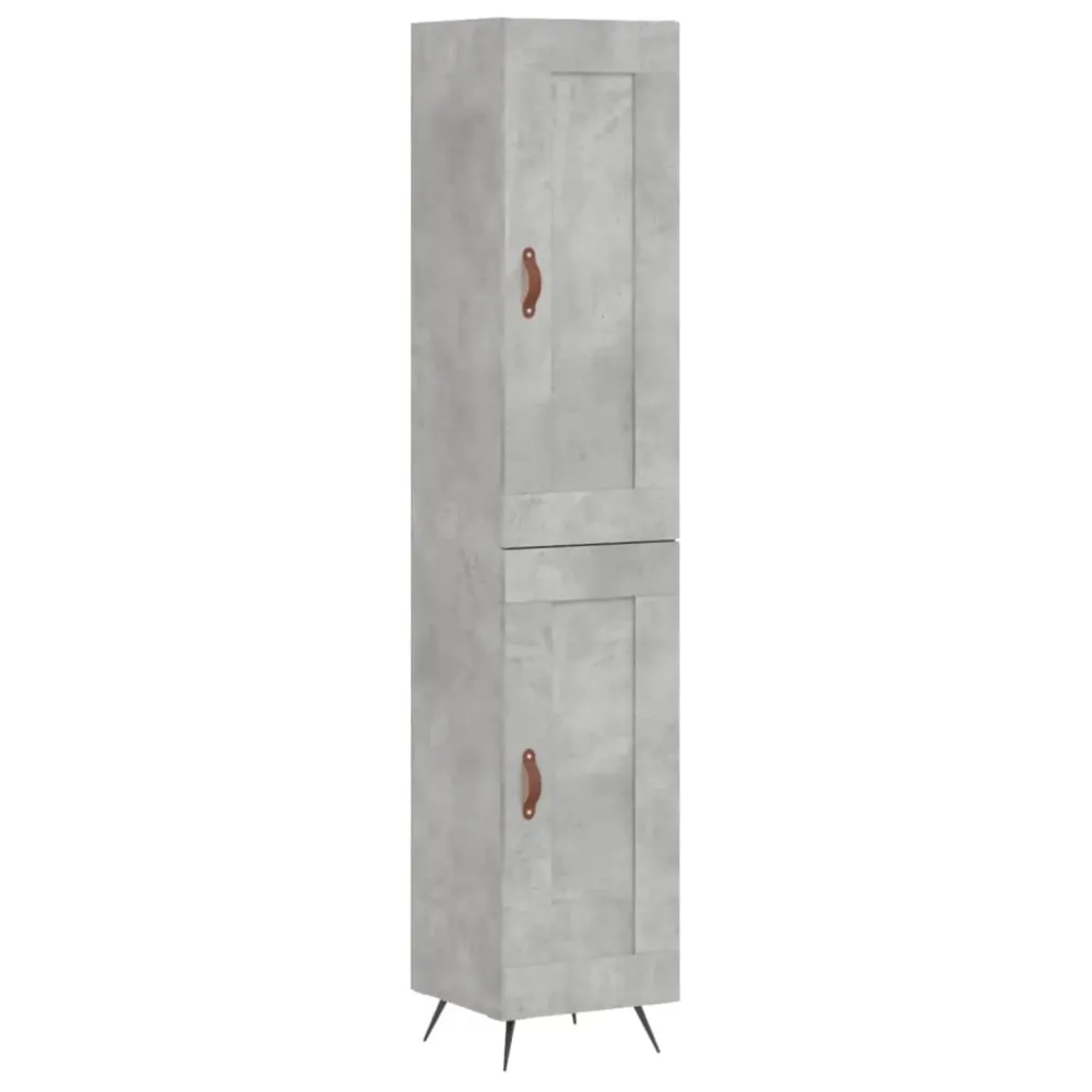 Buffet bahut commode armoire meuble de rangement organisateur cuisine salle de séjour salon haut 34,5 x 34 x 180 cm bois d...