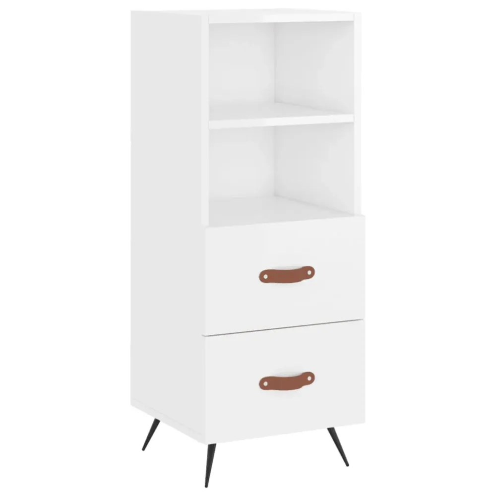 Buffet bahut commode armoire meuble de rangement organisateur cuisine salle de séjour salon haut brillant 34,5 x 34 x 180...