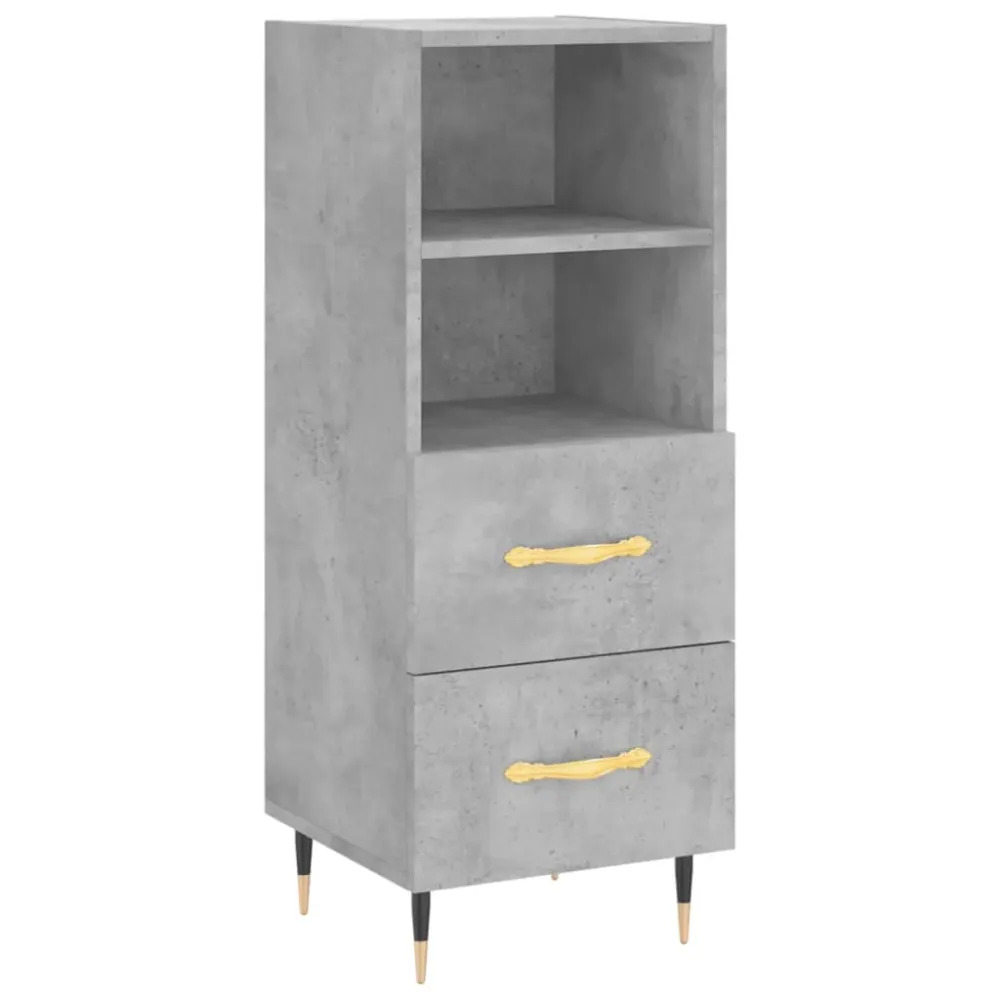 Buffet bahut commode armoire meuble de rangement organisateur cuisine salle de séjour salon haut 34,5 x 34 x 180 cm bois d...