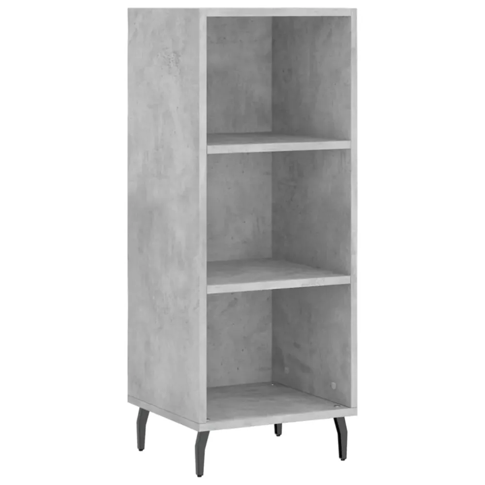 Buffet bahut commode armoire meuble de rangement organisateur cuisine salle de séjour salon haut 34,5 x 34 x 180 cm bois d...