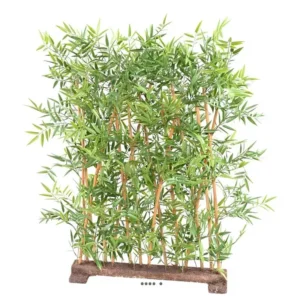 Haie de Bambou artificiel serré extérieur anti-UV H 110 cm L 90 cm - choisissez votre hauteur: H 110 cm - couleur: Vert