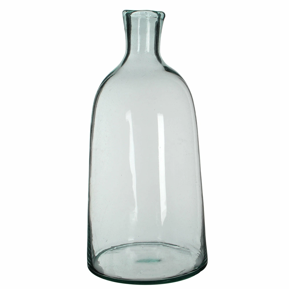 Haute Performance Mica decorations - vase bouteille en verre recyclé h58