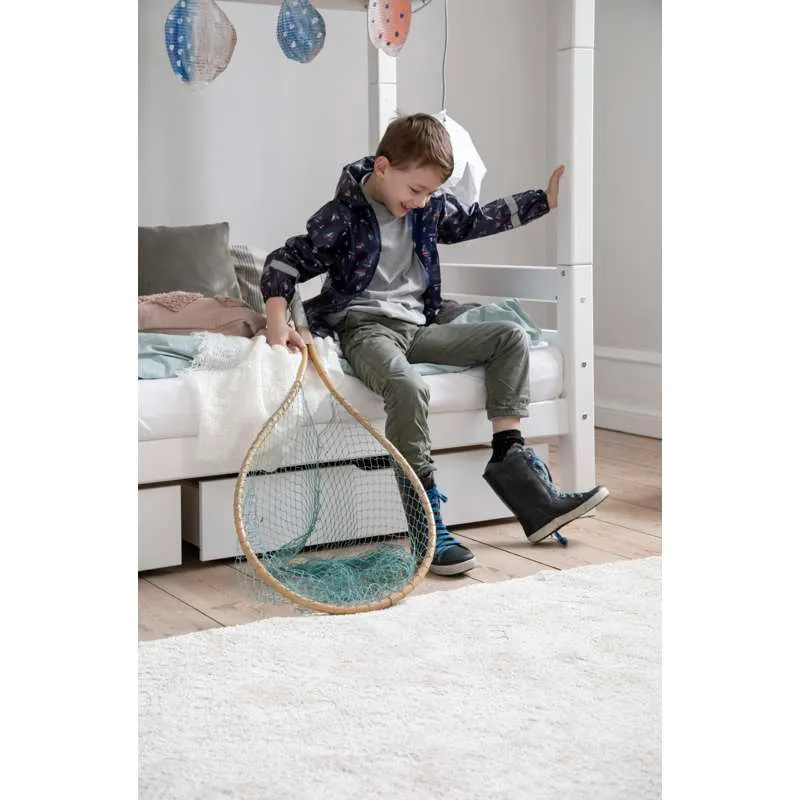 Hoppekids ECO Luxueux - Mellemklodser til Høj Etageseng - Hvid