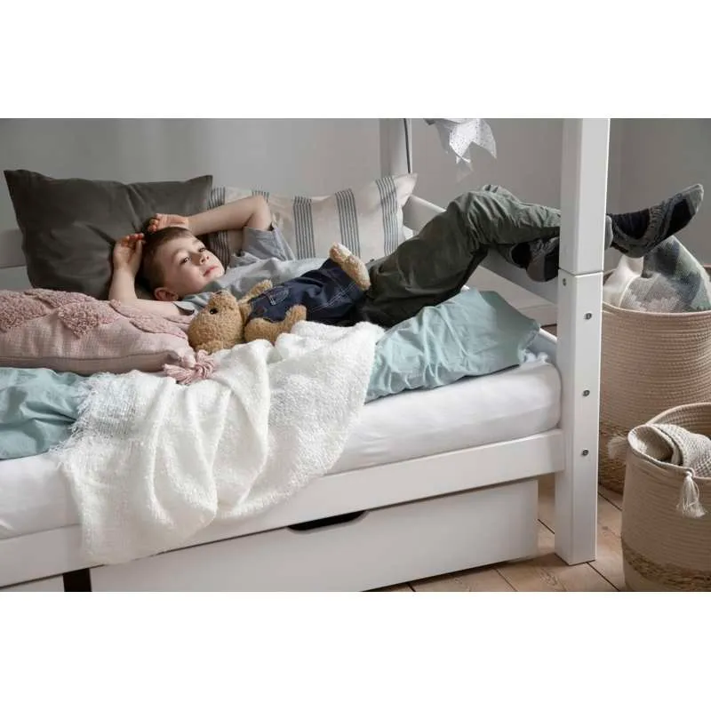Hoppekids ECO Luxueux - Mellemklodser til Høj Etageseng - Hvid