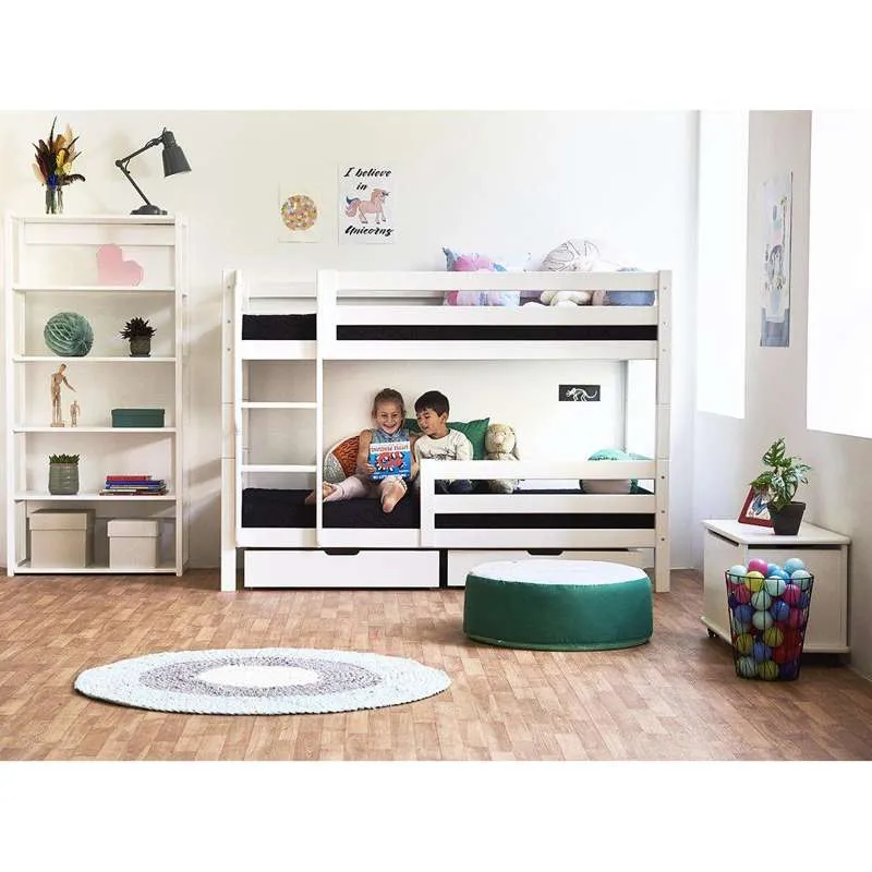 Hoppekids ECO Raffiné - Mellemklodser til Etageseng - Alle Størrelser - Hvid