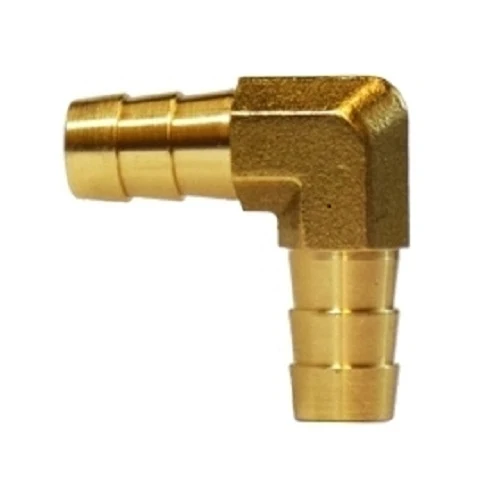 5/8" Hose Barb X 5/8" Hose Barb 90 Degree Elbow Laiton Fittings 32434