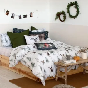 Housse de couette 180x220 cm Mystical winter avec fixation universelle