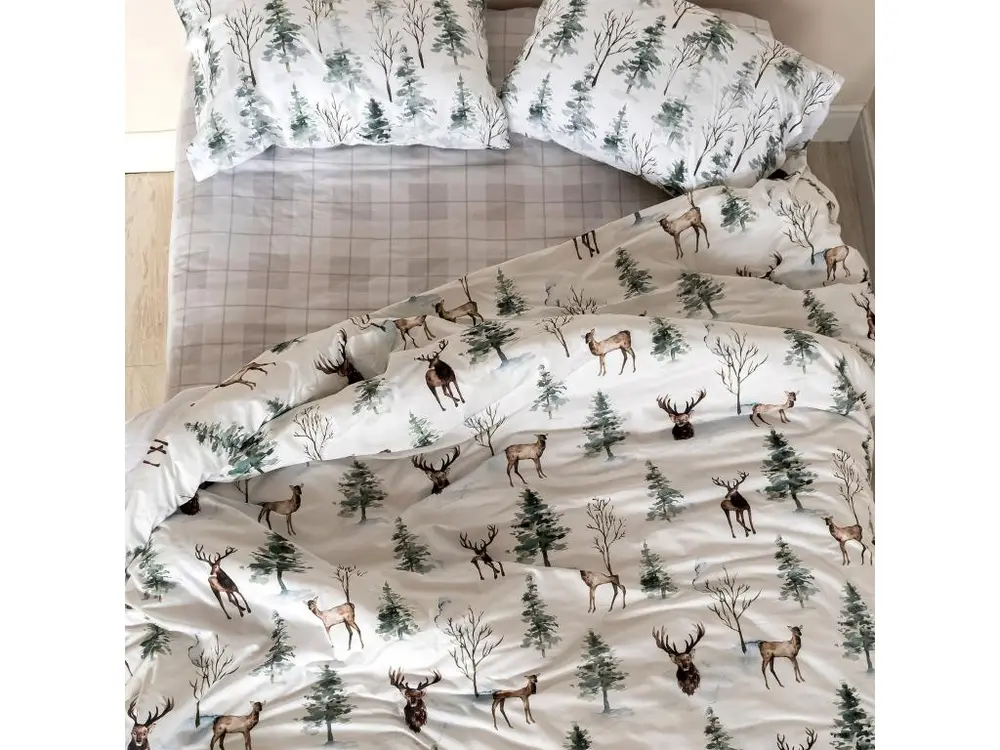 Housse de couette 180x220 cm Mystical winter avec fixation universelle