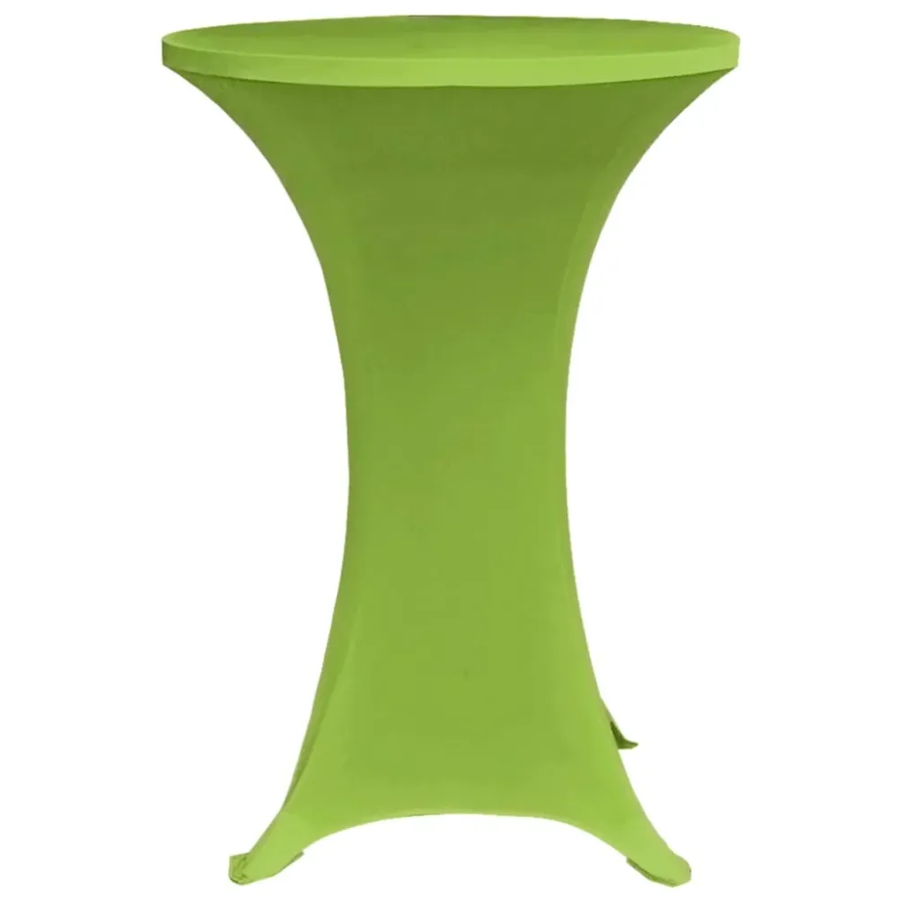 Housses de table extensible 4 pièces 80 cm Vert DEC022522 avec fixation universelle