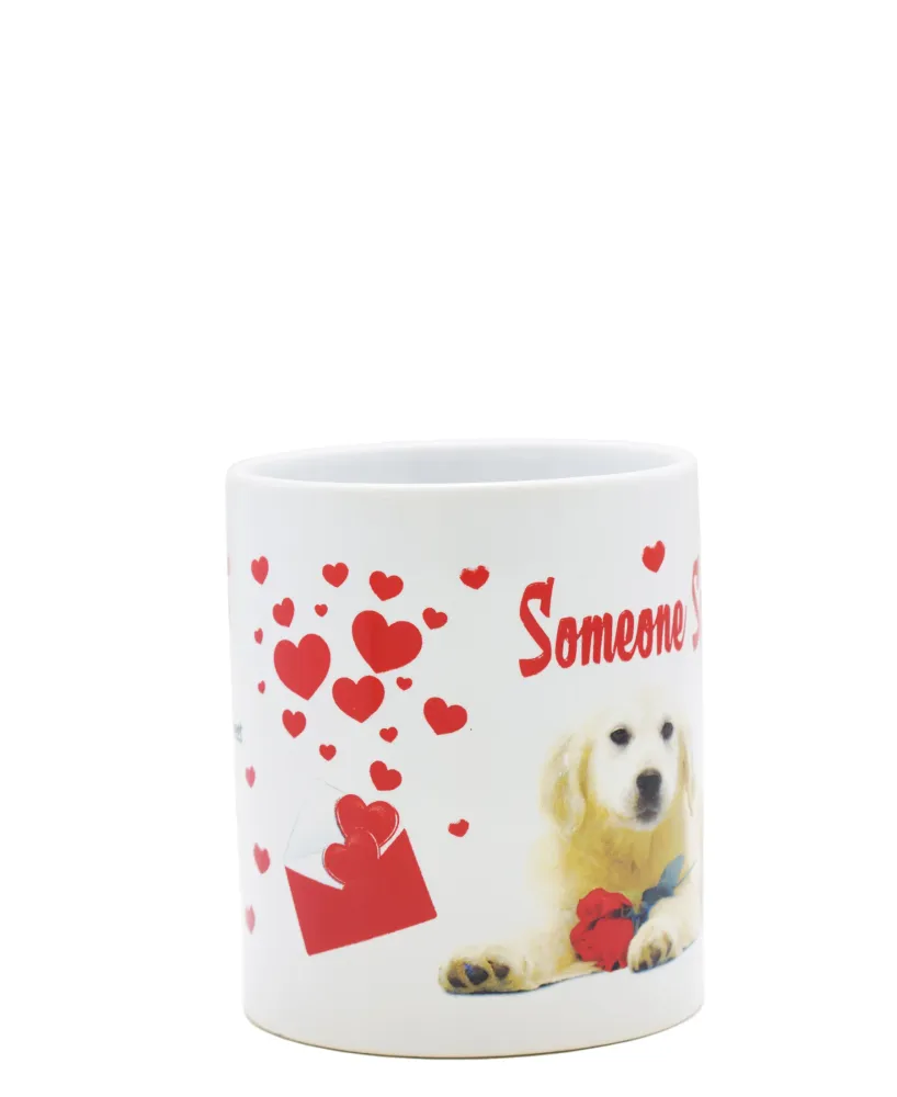Lovers Design 440ml Someone Special Mug - Blanc pur & Red