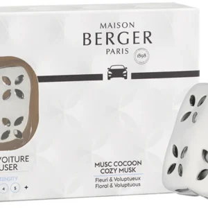 Maison Berger Autoparfum / Autodiffuser Cosy - Musc Cocoon - Met navulling pour toutes saisons