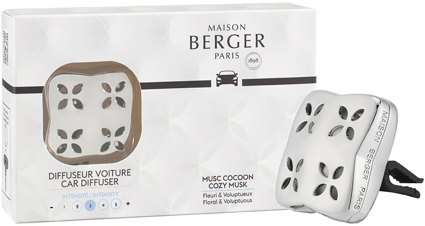 Maison Berger Autoparfum / Autodiffuser Cosy - Musc Cocoon - Met navulling pour toutes saisons