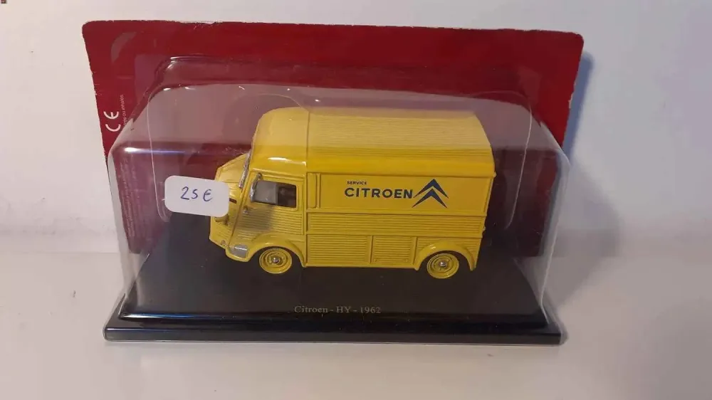Porte-bagages scooter Citroën HY jaune de 1962 - service Citroën