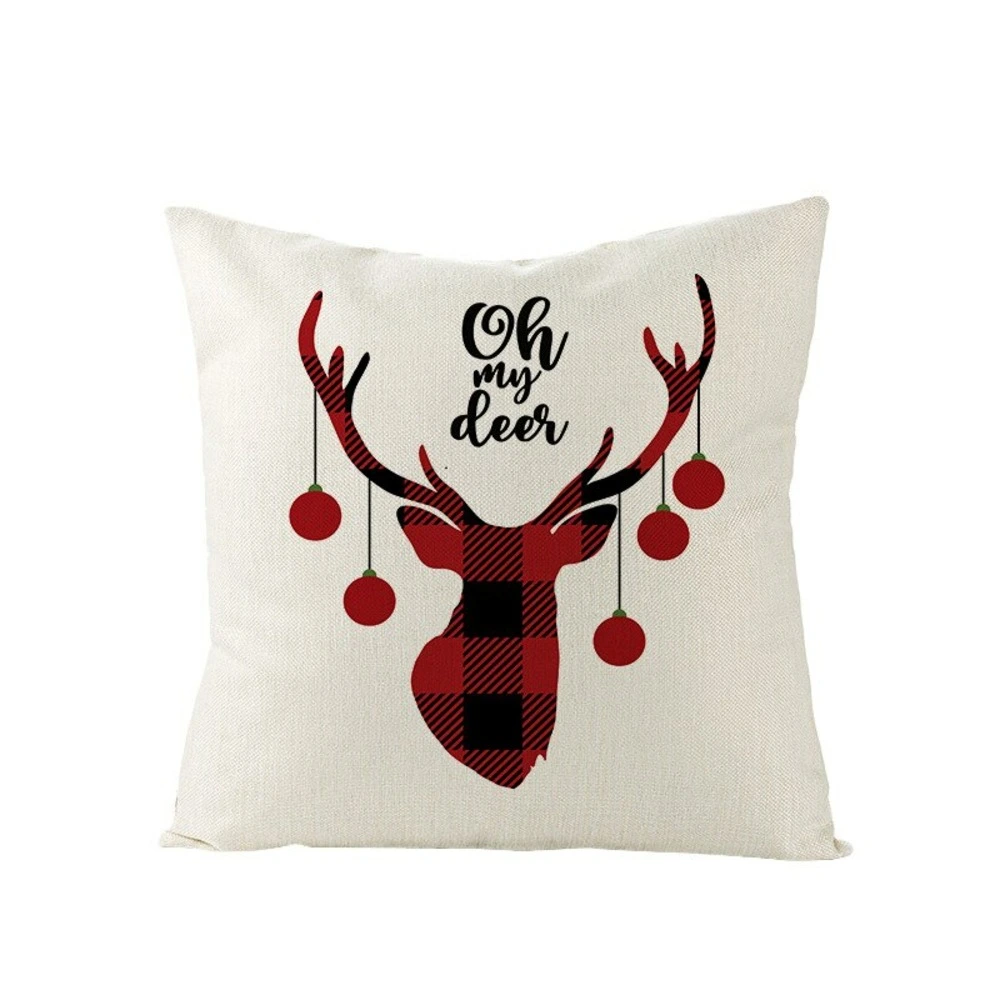 Protège-mains Housse de coussin de noël - tête de renne