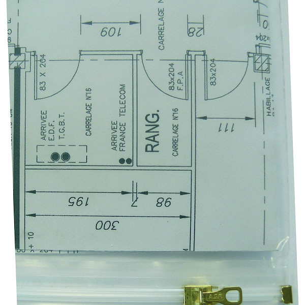 Protège-mains Housse de plan 1,0 x 1,8 mètres avec fermeture glissière - WILMART