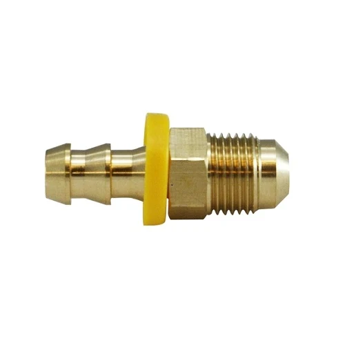 5/8" Push On Hose Barb X 5/8" Male SAE Flare Adapter Laiton Fittings 30246