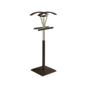 Racing Valet de nuit - H110cm x L47cm x P34cm - hêtre massif wenge - Couple