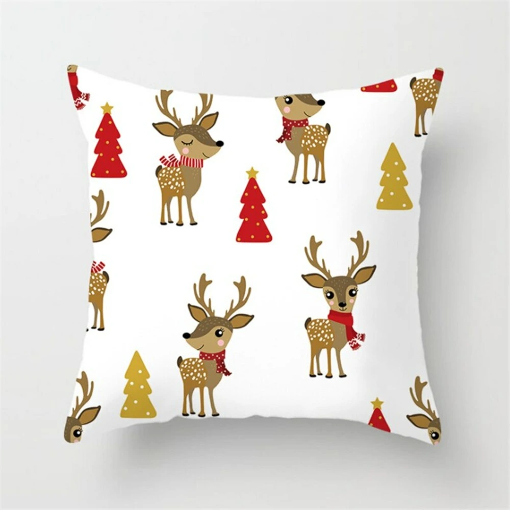 Rétroviseur sport Housse de coussin de noël - renne et sapin