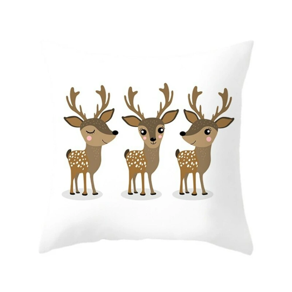 Rétroviseur sport Housse de coussin de noël - trois rennes
