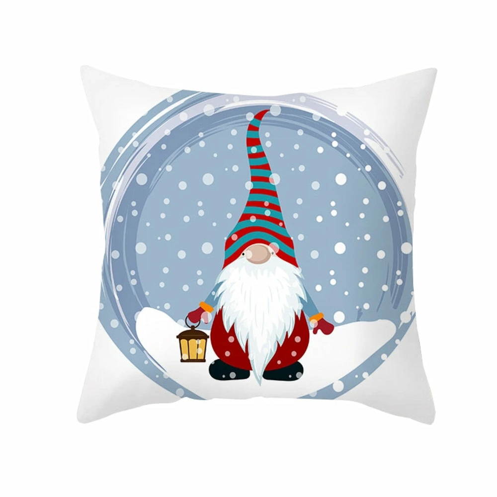Support GPS moto Housse de coussin de noël - lutin sous la neige