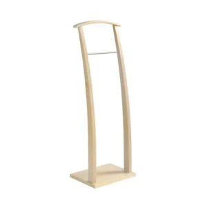 Valet de nuit - H117cm x L40cm x P28cm - hêtre massif chêne manifeste - Curves