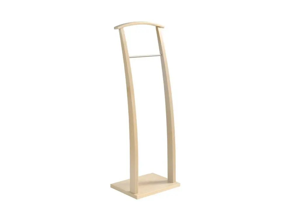 Valet de nuit - H117cm x L40cm x P28cm - hêtre massif chêne manifeste - Curves