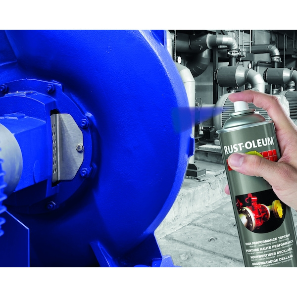Fluide hydraulique Peinture en érosol HARD HAT - noir RAL 9005 - mat - 500 ml - RUST-OLEUM