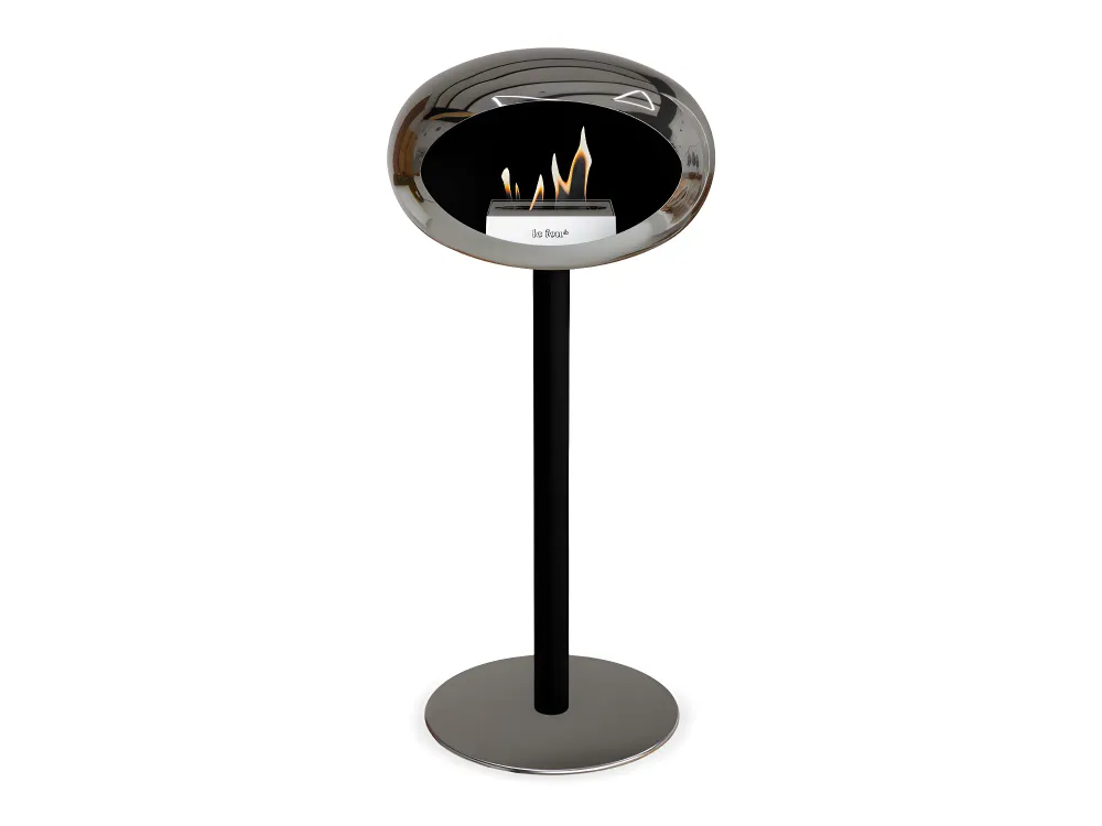 Huile moteur diesel Lareira Bioetanol Ground Steel High Chromed Effet argent