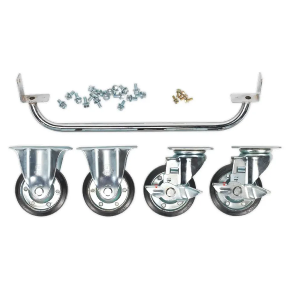 Sealey API565KIT Industrial Handle and Wheel Kit 565mm Cabinets
