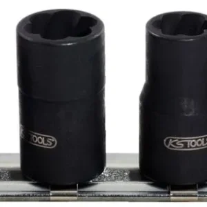 Équipement pour filets KS Tools Jeu de douilles à profil spiralé 3/8" 4 pièces 8-13 mm 913.3850 se fournir à bas...