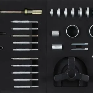 Restauration de filetage Jeu d'inserts réseau KS Tools MODULO pour roulements de roue 76 pièces 440.9076 se fourn...