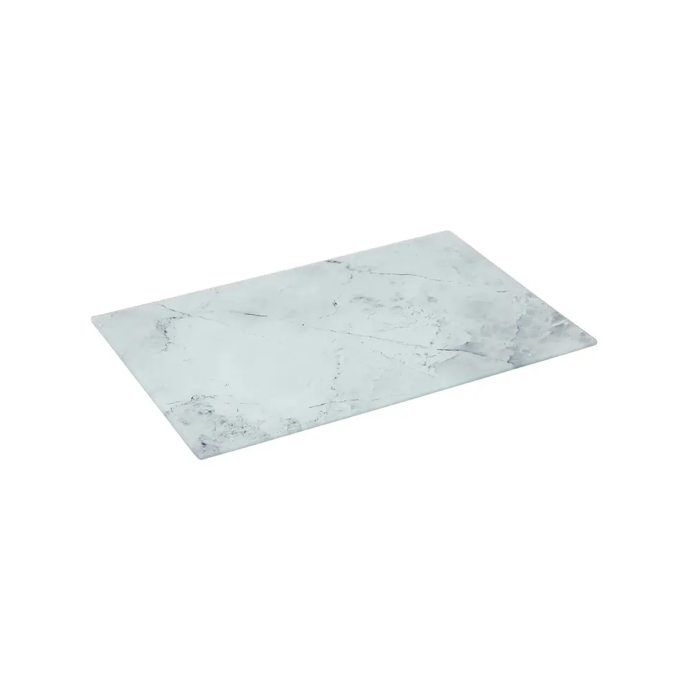 Five 30 x 40cm Cristal Cutting Board White