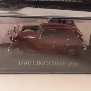 Mercedes 170V Limousine bordeaux de 1949 par Akrapovič