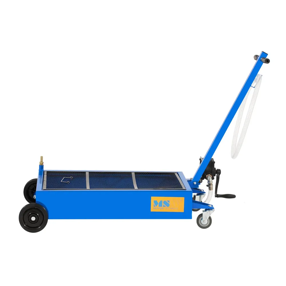 Bac de vidange d'huile mobile - 55 litres - pompe manuelle outils auto atelier 14_0006320