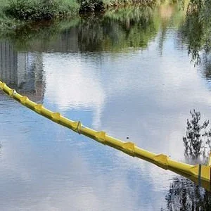 Barrière d'huile DENSORB EXPERT 250 5 m pour eaux intérieures franc-bord 150 mm profondeur de plongée env. 130 mm...
