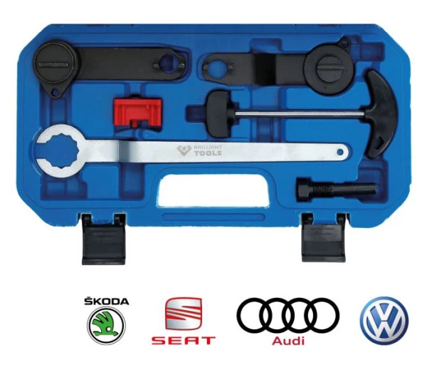 Brilliant Tools Kit d'outils de calage moteur pour VAG 1.0 1.2 1.4 BT597300 choisir à bas prix