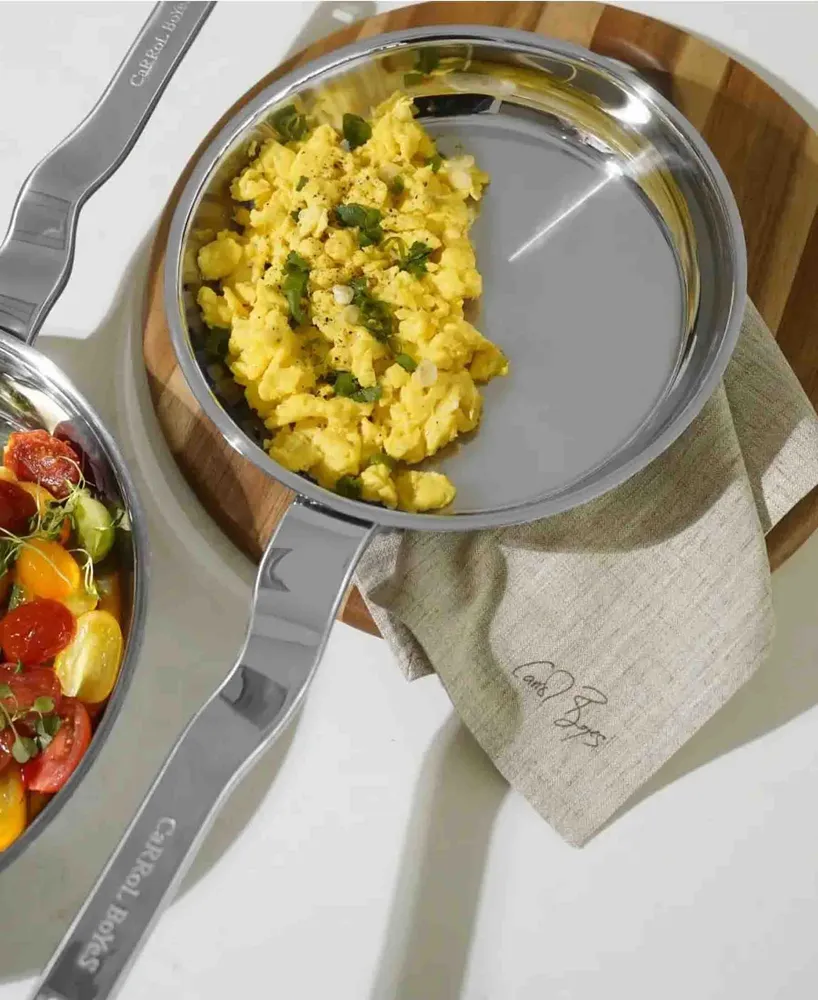 Carrol Boyes Flow 24cm Frying Pan - Ton argent