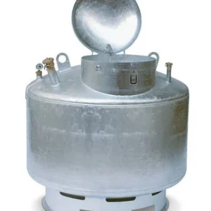 Collecteur d'huile usée DENIOS AS-TSE avec entonnoir de remplissage intégré 400 litres 137-045 se procurer à bas...