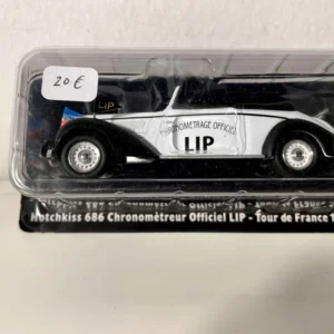 Hotchkiss 686 blanche et noire "Chronométreur officiel LIP" Tour de France 1955