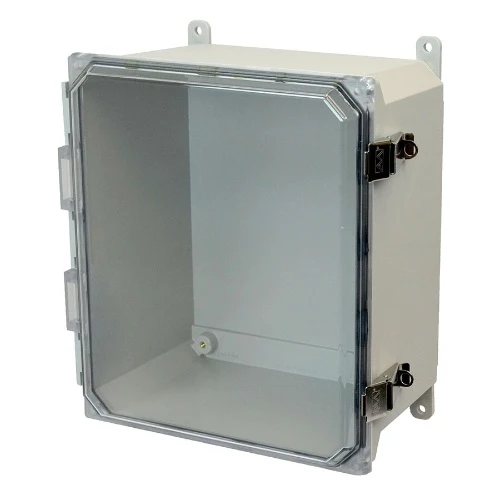 10 Inch Width ULTRALINE AMU Series JIC Size Fiberglass Enclosure Diaphane Covers AMU1206CCL