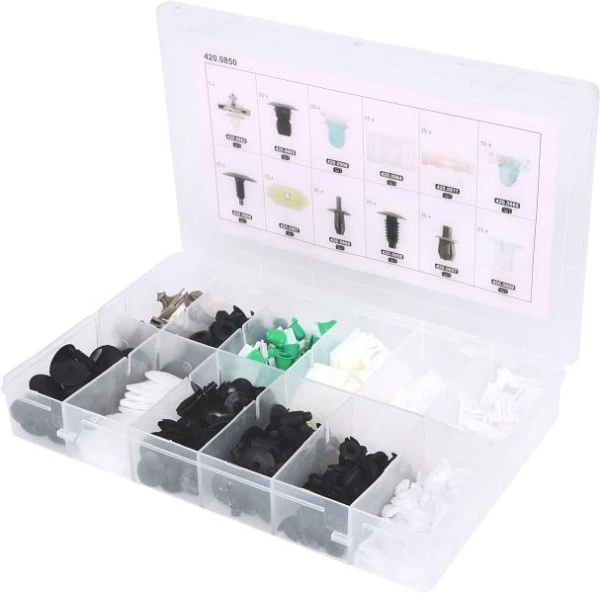 Jeu de clips de fixation KS Tools pour Volkswagen 255 pièces 420.0850 se fournir à bas prix