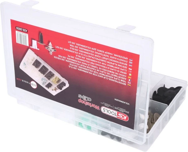 Jeu de clips de fixation KS Tools pour Volkswagen 255 pièces 420.0850 se fournir à bas prix