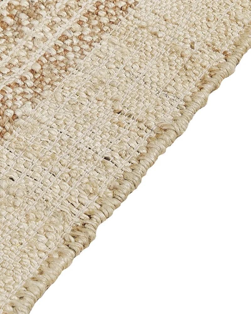 Jute Area Rug 140 x 200 cm Écru ORTAOBA