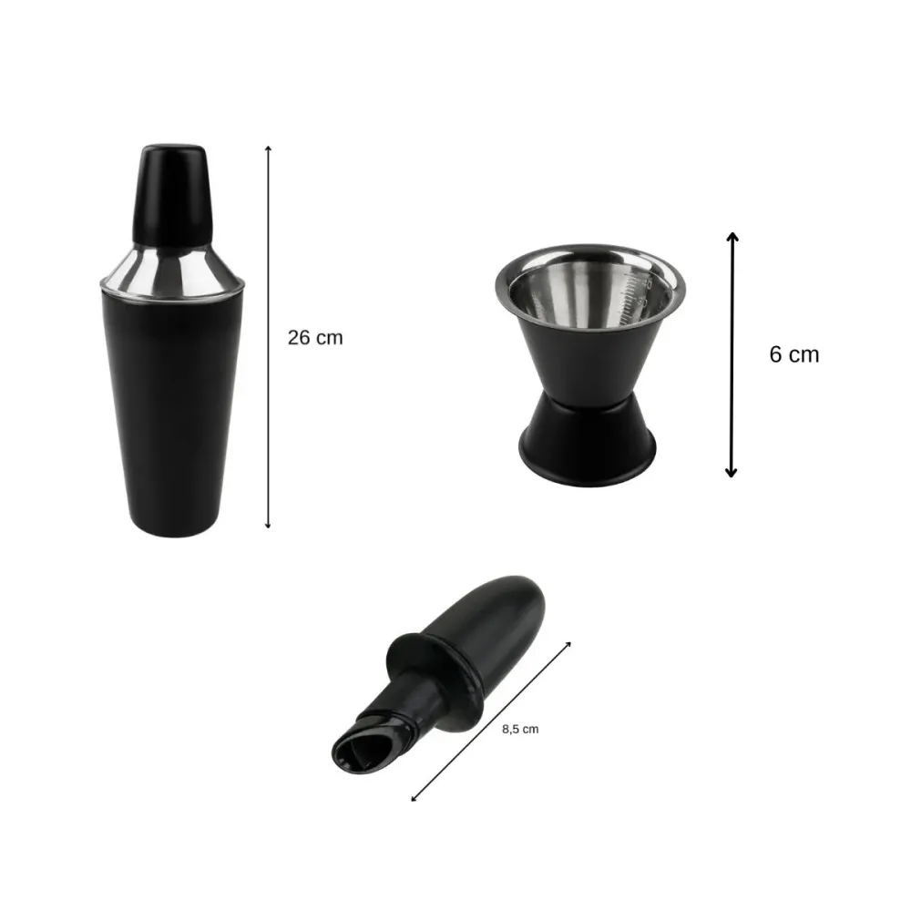 Lot de 3 accessoires à cocktail Fackelmann Spectre