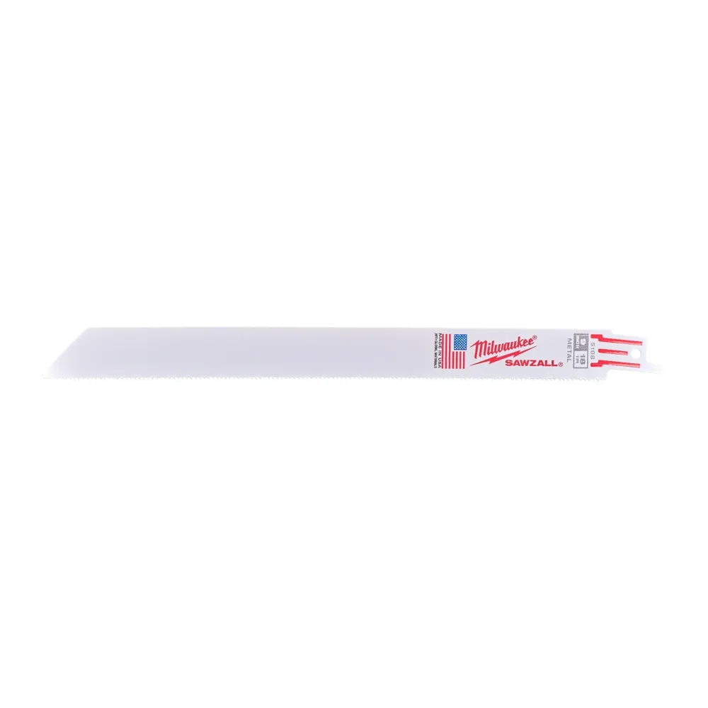 Milwaukee ÉRIEN KERF Lames de scie sabre Métal - 230 mm - 18 TPI - Lot de 5