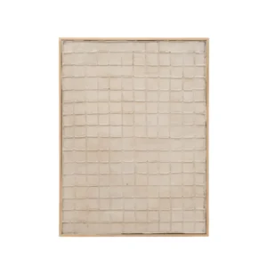 Peinture à l'huile décorative faite à la main cadre marron 80x100cm