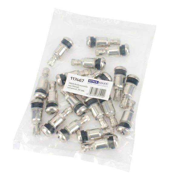 RepTools Simple valve de pneu valve métallique universelle 20 pièces XXL-117467 acheter à bas prix
