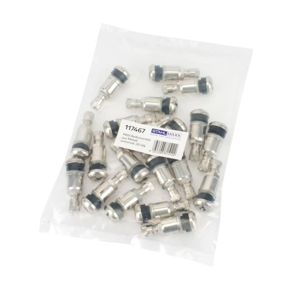 RepTools Simple valve de pneu valve métallique universelle 20 pièces XXL-117467 acheter à bas prix